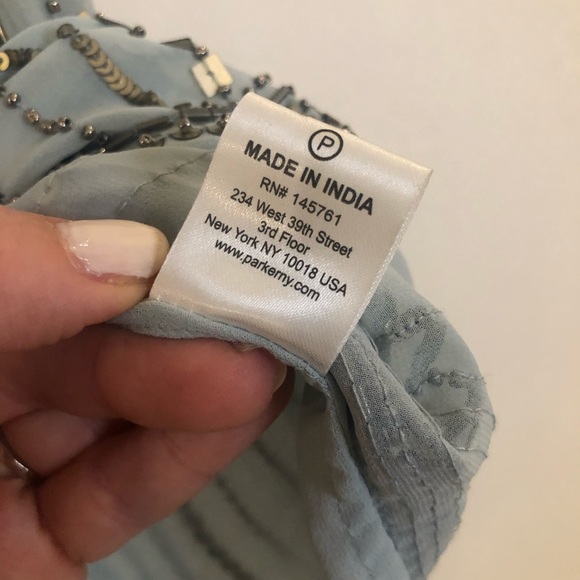 Parker beaded shirt with racerback detail - S - Picture 5 of 5